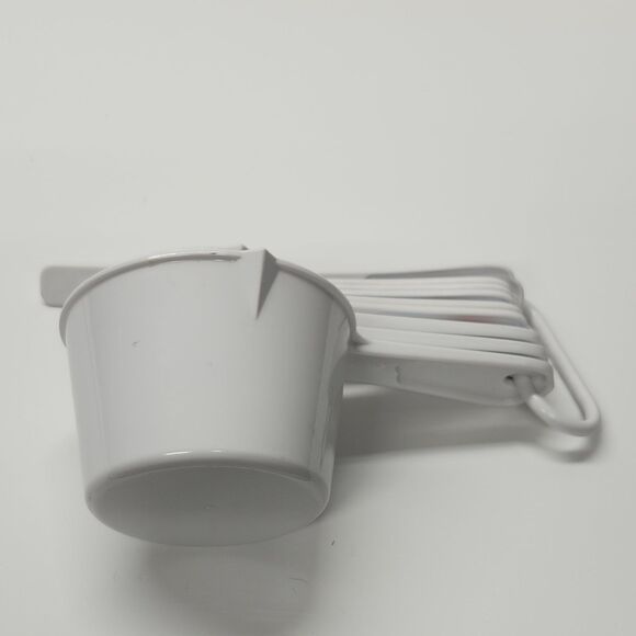 Pioneer Woman  Measuring Cups Spoons Set Kitchen Gadgets White Floral 1/4tsp -1c - Picture 10 of 10